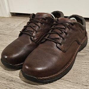 Red Wing Safety Toe Oxford 6704 Work Shoes - Brown Pebbled Leather - Size 9.5 EE